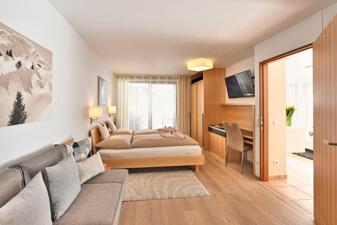 לך אם ארלברג Appartements Haus Dr Muxel מראה חיצוני תמונה